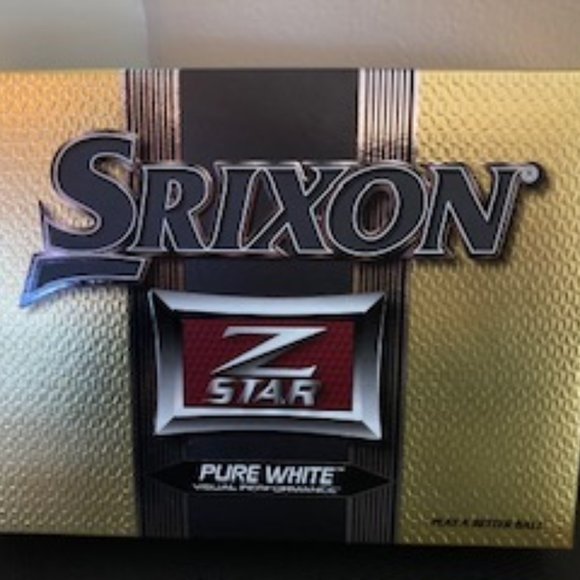 SOLD -❤️ * NWOT - Single Box of SRIXON Z STAR Pure White Golf (3 Balls) - Picture 3 of 6